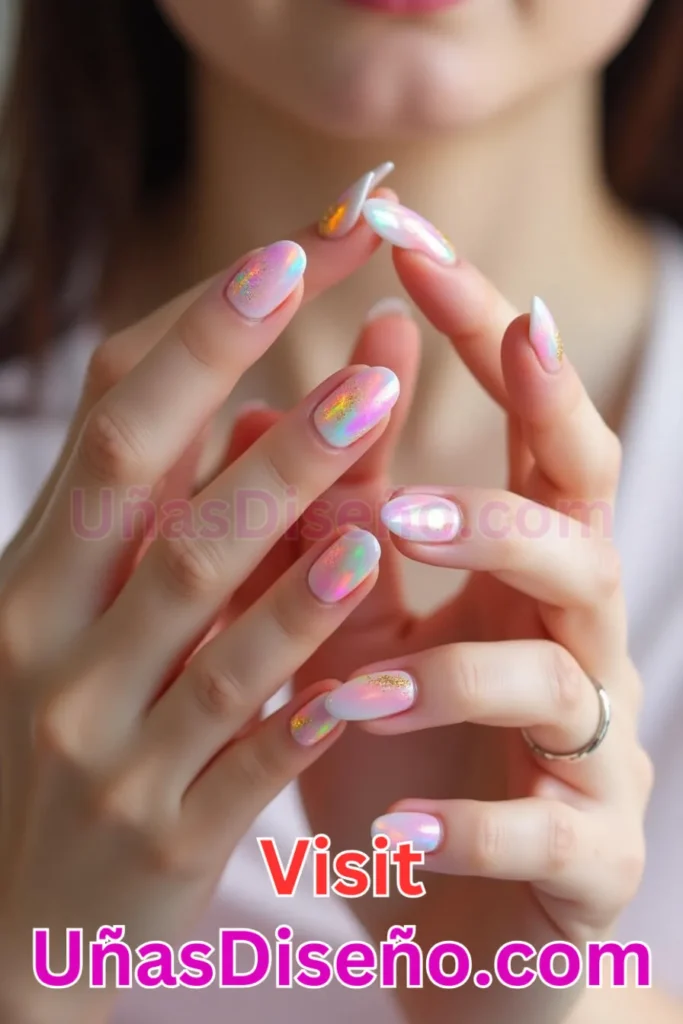 14. Uñas de donut glaseadas - 25 propuestas vanguardistas de diseños de uñas semipermanentes para un look único (1).jpeg