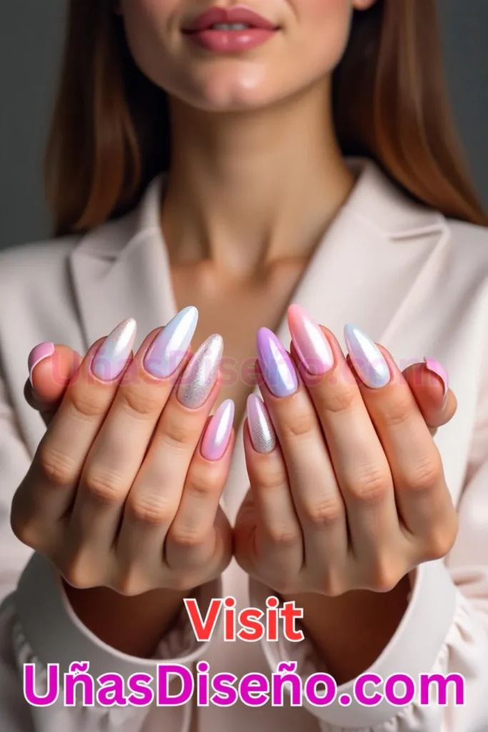 14. Uñas de donut glaseadas - 25 propuestas vanguardistas de diseños de uñas semipermanentes para un look único (3).jpeg