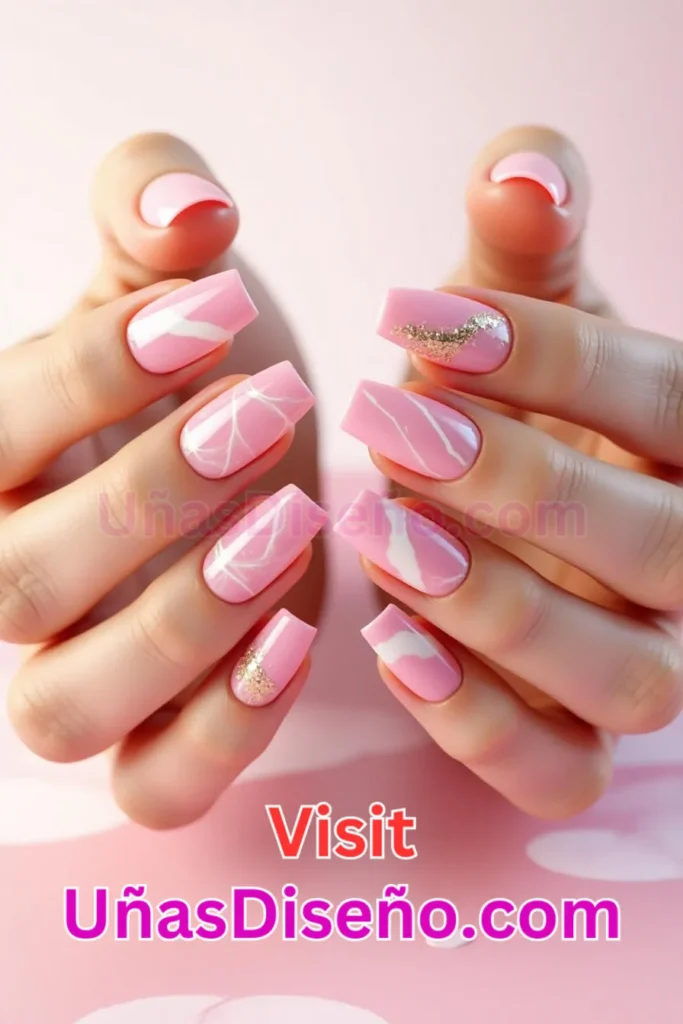 14. Uñas de gel inspiradas en el cuarzo rosa - Dale Glamour a tus Uñas La Guía Definitiva para 25 Esmaltes de Gel con Gelly y Gelish (4).jpeg