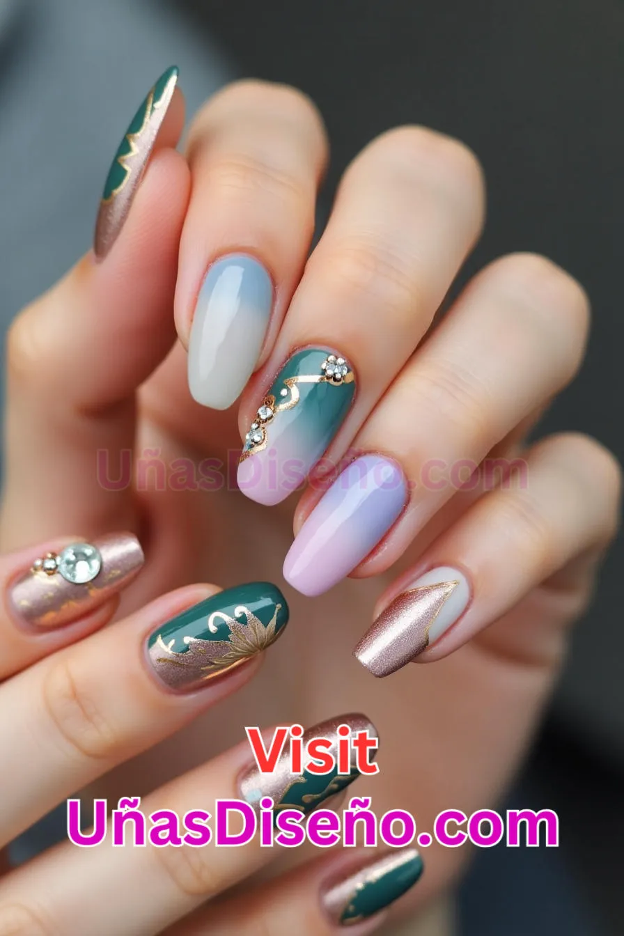 15. Diseño de uñas acrílicas cortas Los mejores diseños de uñas de acrílico Ideas modernas y únicas para cada ocasión 1.jpeg