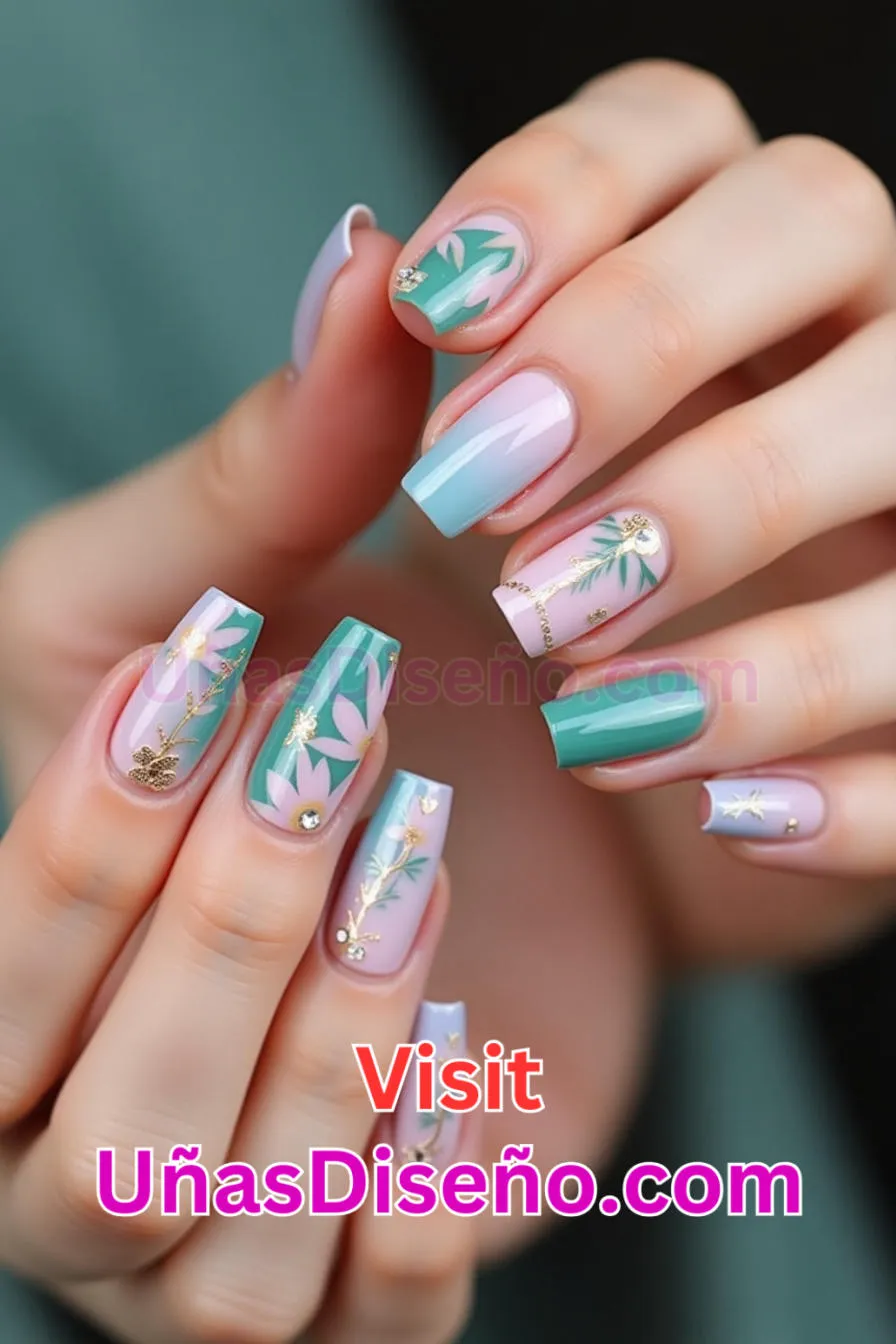 15. Diseño de uñas acrílicas cortas Los mejores diseños de uñas de acrílico Ideas modernas y únicas para cada ocasión 2.jpeg