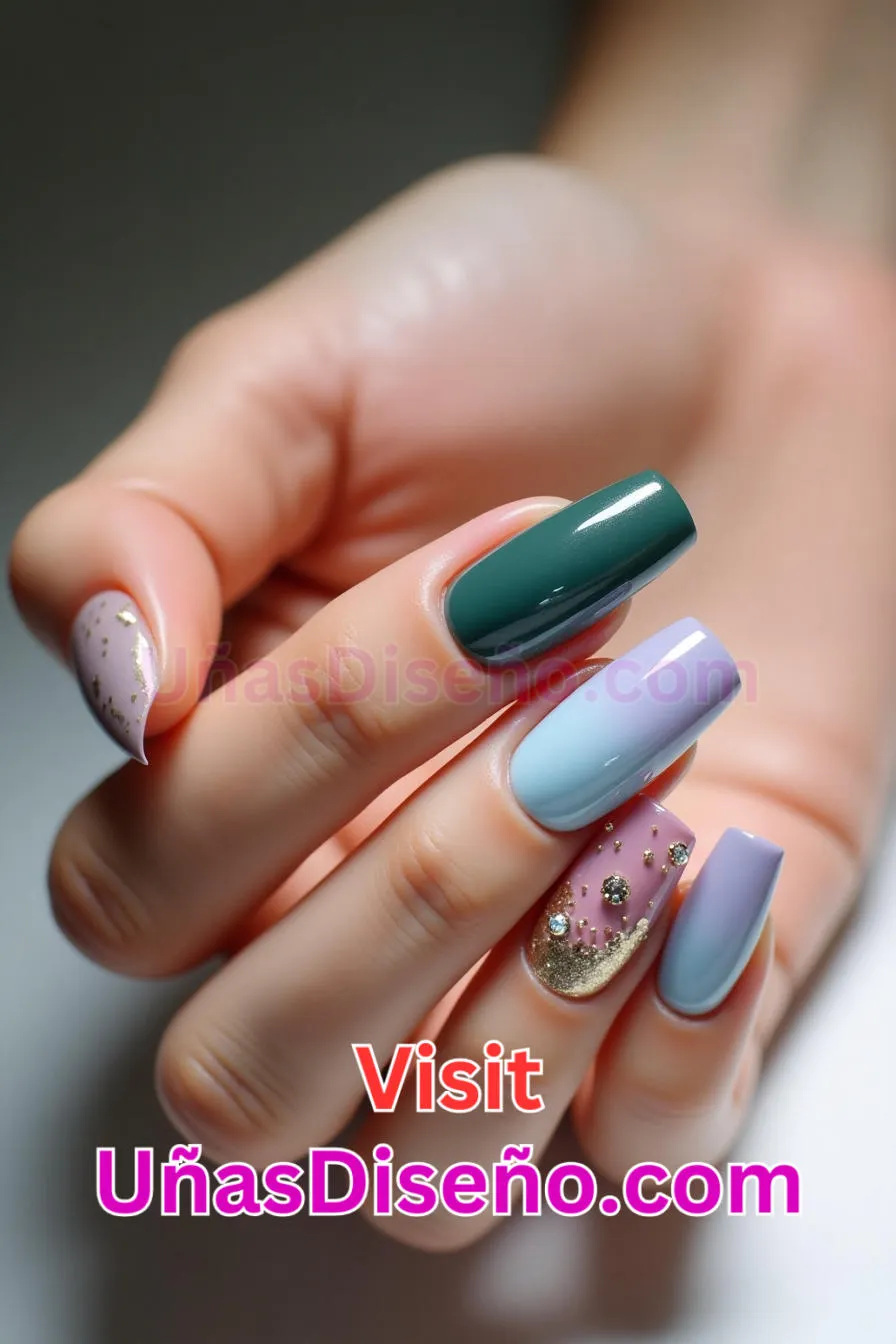 15. Diseño de uñas acrílicas cortas Los mejores diseños de uñas de acrílico Ideas modernas y únicas para cada ocasión 3.jpeg