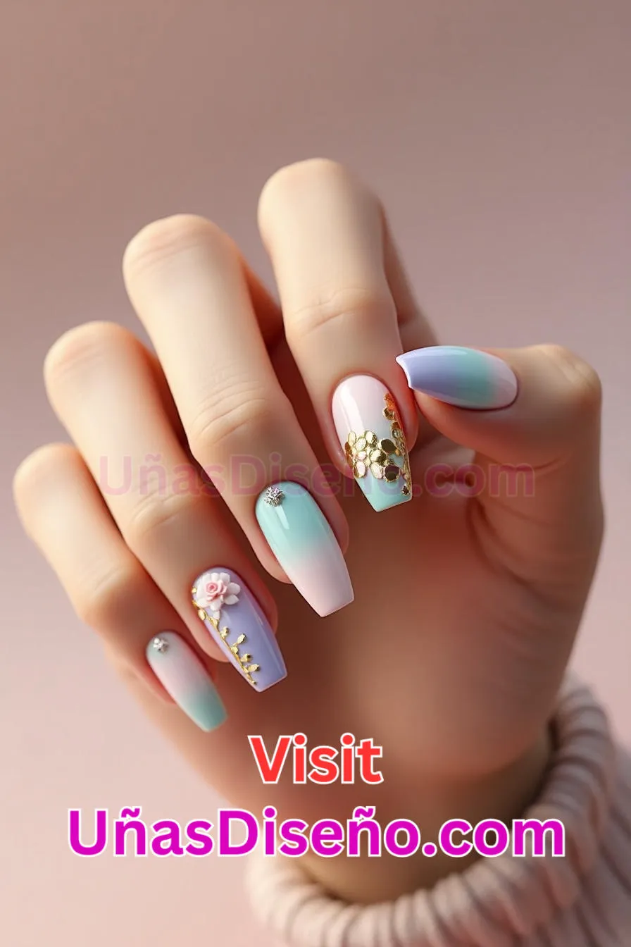 15. Diseño de uñas acrílicas cortas Los mejores diseños de uñas de acrílico Ideas modernas y únicas para cada ocasión 4.jpeg