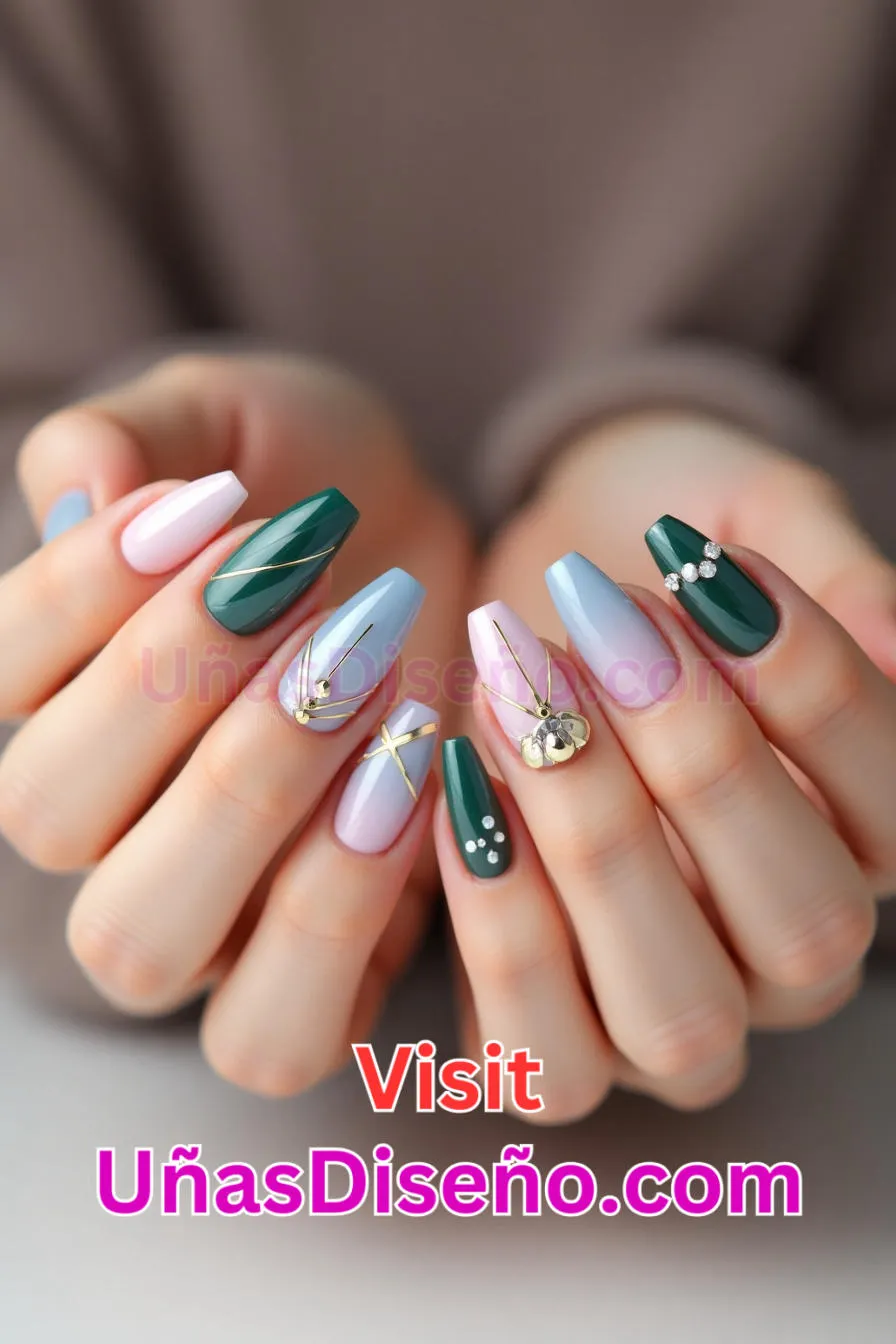 15. Diseño de uñas acrílicas cortas Los mejores diseños de uñas de acrílico Ideas modernas y únicas para cada ocasión 7.jpeg