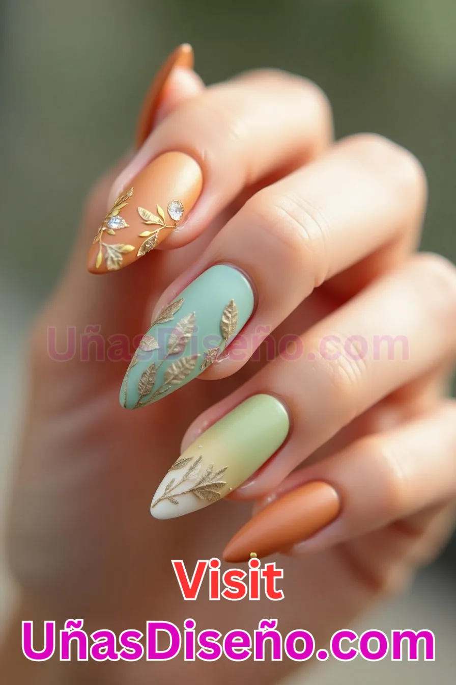 15. Eco-Chic Natural Glow - Tendencias 30 Estilos de Uñas Almendra que Marcan la Diferencia (7).jpeg