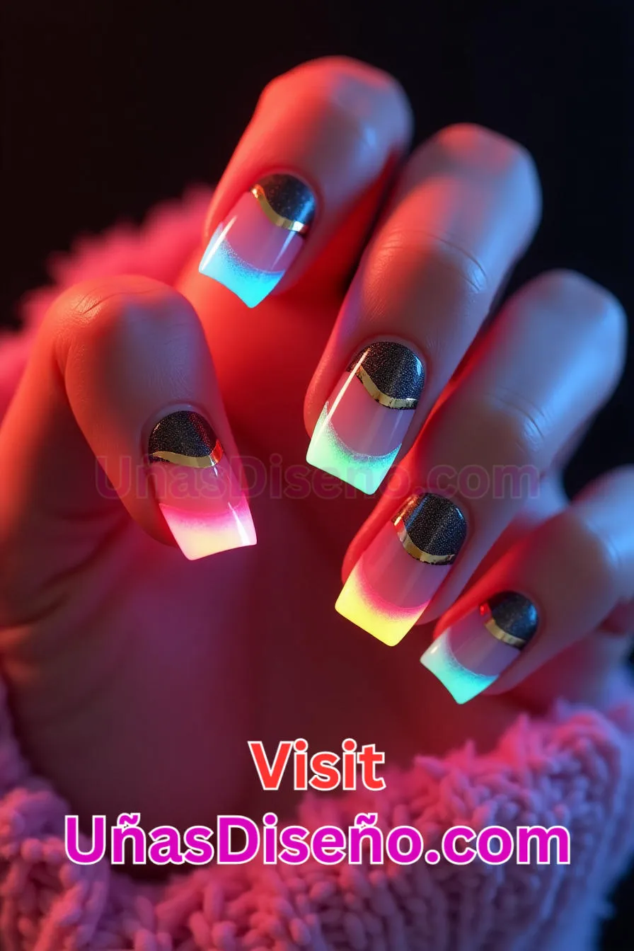 16 Diseños de uñas con puntas de neón mejores diseños de uñas acrílicas para una manicura elegante y duradera 3.jpeg