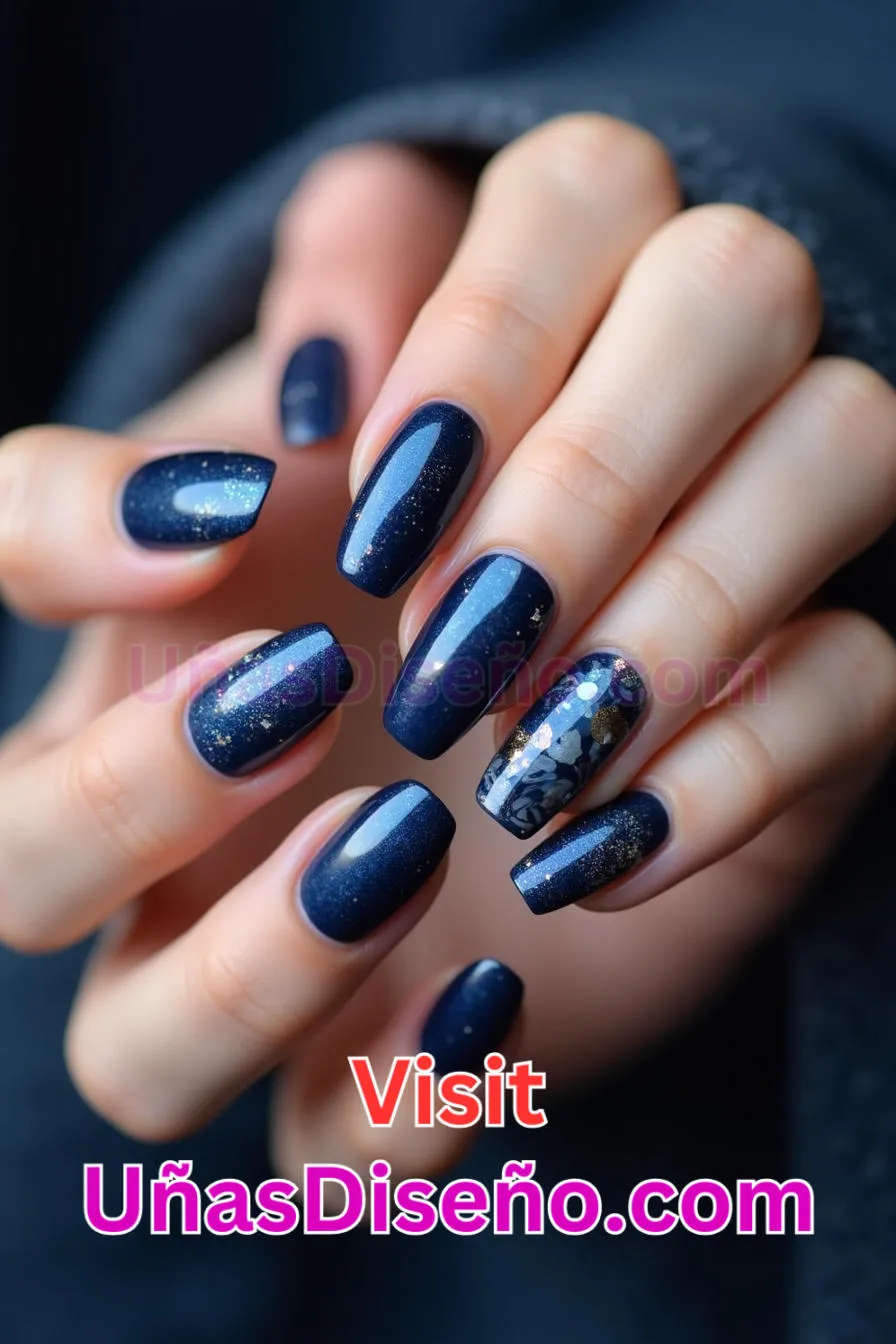 16 Nail Art Azul Profundo Los 25 Mejores Diseños de Uñas Para Principiantes 2.jpeg