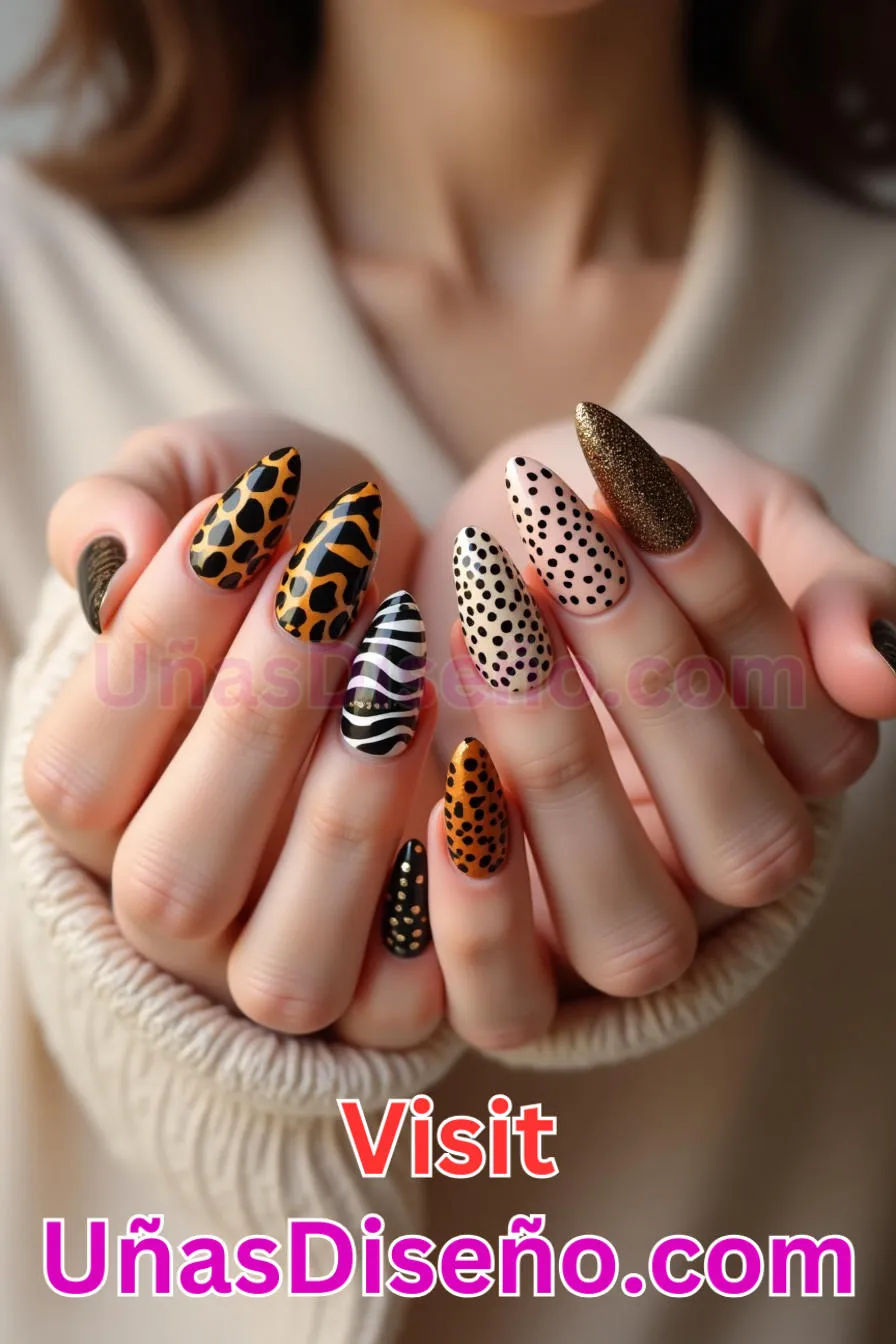 16. Animal Print Almendra - Reinventa tu Manicura 25 Diseños de Uñas Almendra Impresionantes para (2).jpeg