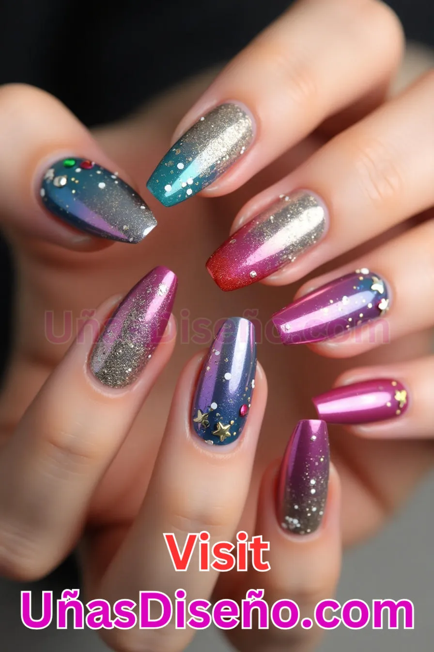 16. Consejos para fiestas - Los 20 mejores diseños de uñas con purpurina para lucir un look deslumbrante (3).jpeg