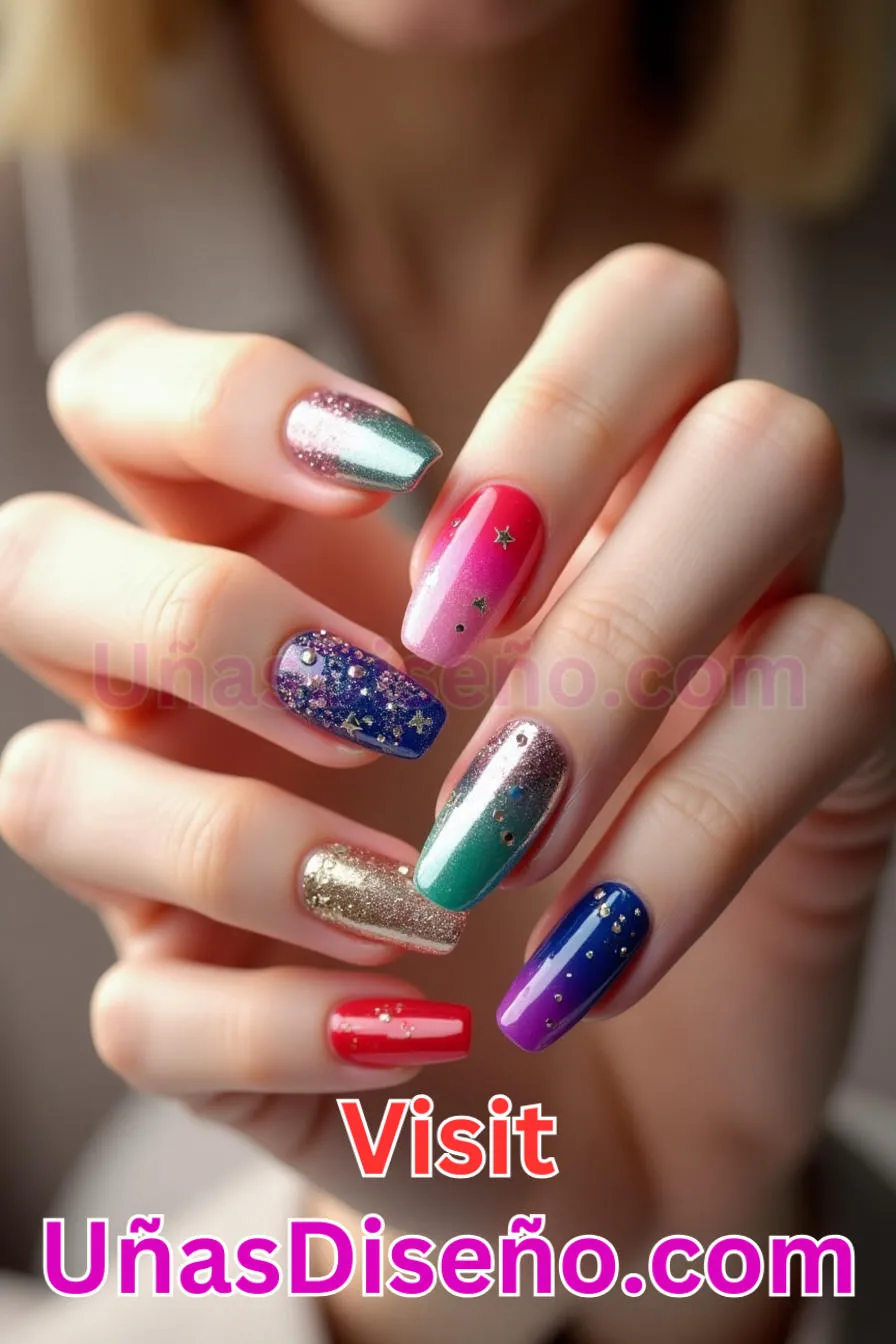 16. Consejos para fiestas - Los 20 mejores diseños de uñas con purpurina para lucir un look deslumbrante (5).jpeg