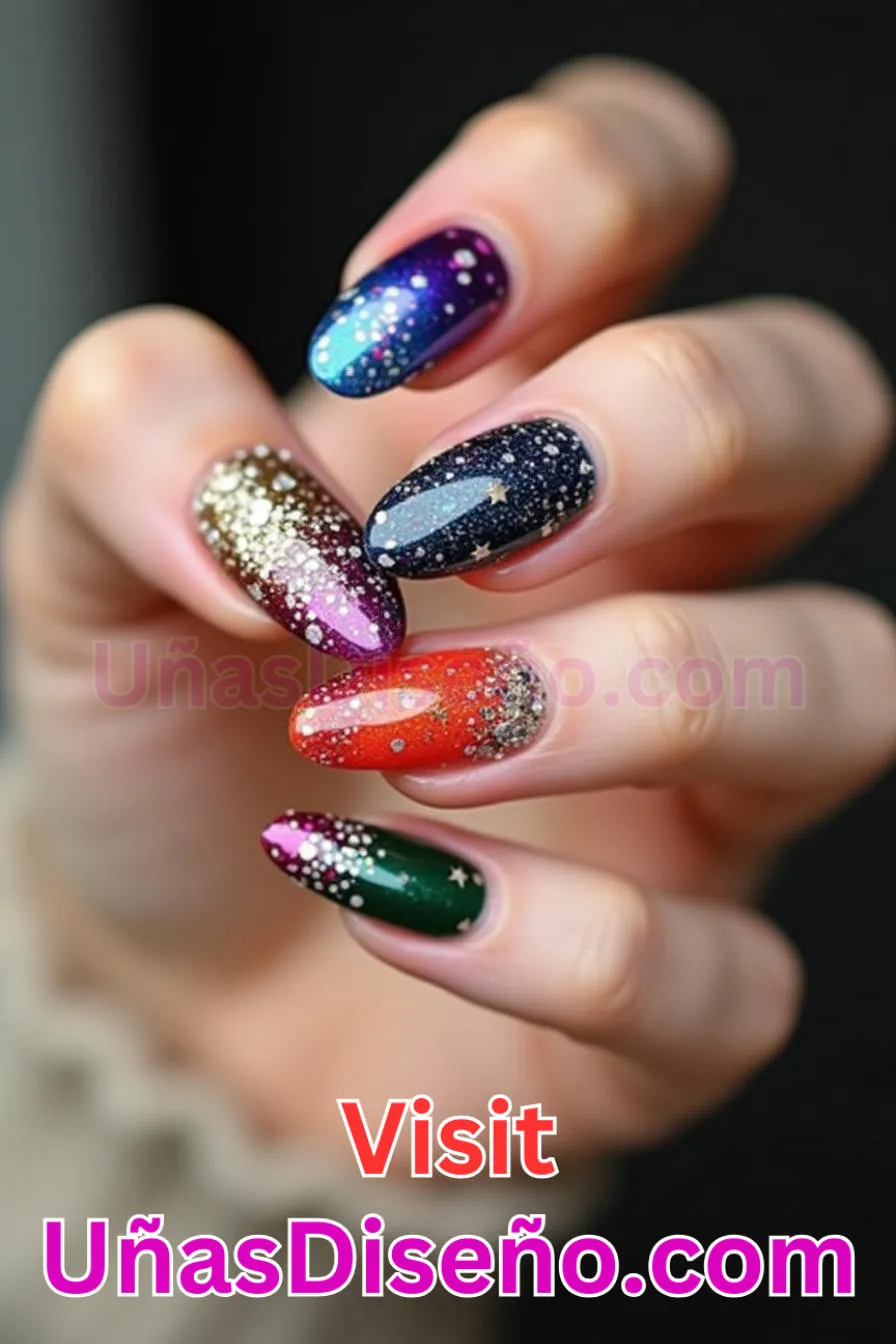 16. Consejos para fiestas - Los 20 mejores diseños de uñas con purpurina para lucir un look deslumbrante (6).jpeg