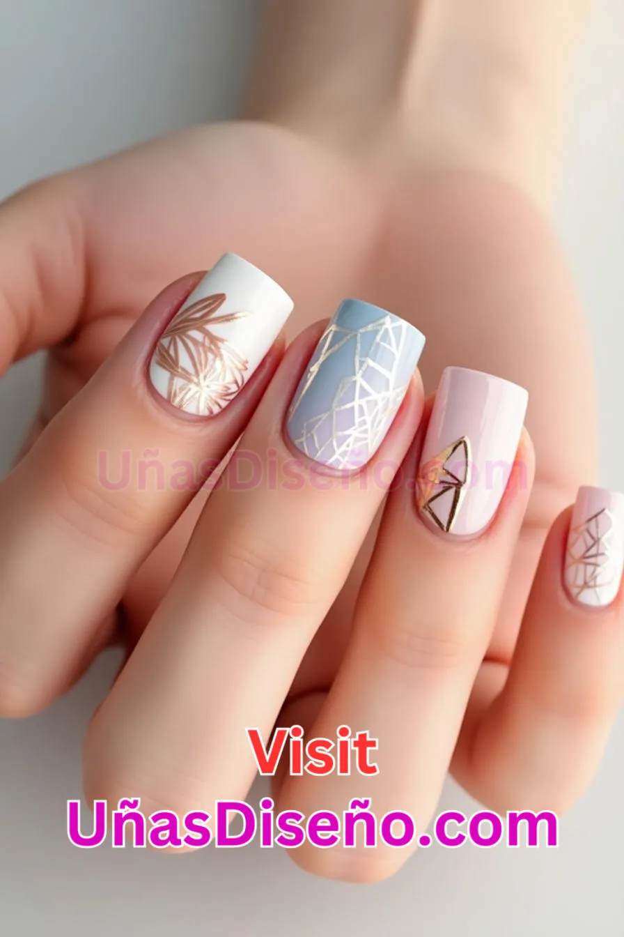 16. Diseño sencillo de uñas acrílicas Los mejores diseños de uñas de acrílico Ideas modernas y únicas para cada ocasión 6.jpeg