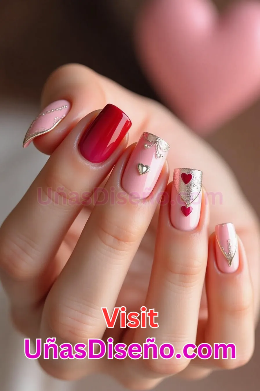 17 Diseño de uñas de San Valentín Los 25 Mejores Diseños de Uñas Para Principiantes 1.jpeg