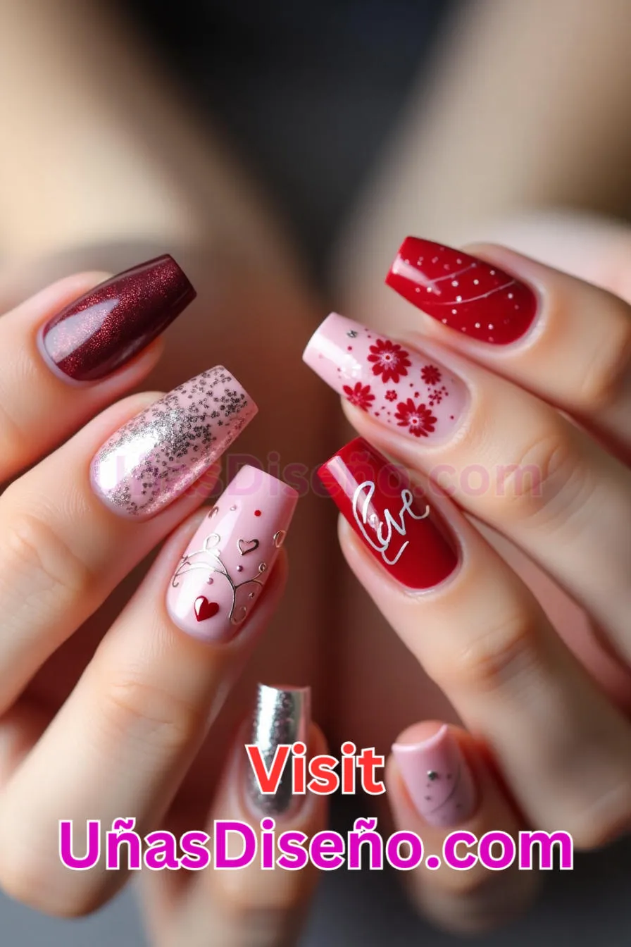 17 Diseño de uñas de San Valentín Los 25 Mejores Diseños de Uñas Para Principiantes 6.jpeg