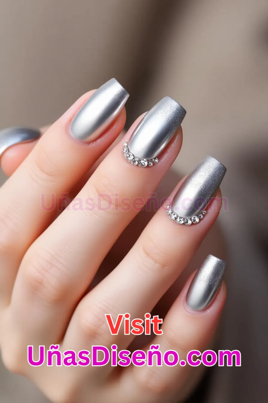 18 Manicura francesa plateada mejores diseños de uñas acrílicas para una manicura elegante y duradera 2.jpeg