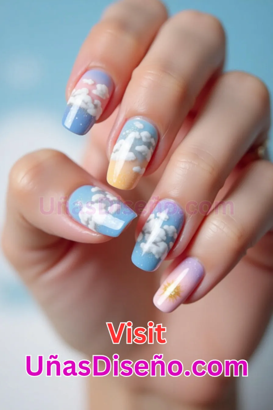 18 Uñas Triple Nube Los 25 Mejores Diseños de Uñas Para Principiantes 4.jpeg