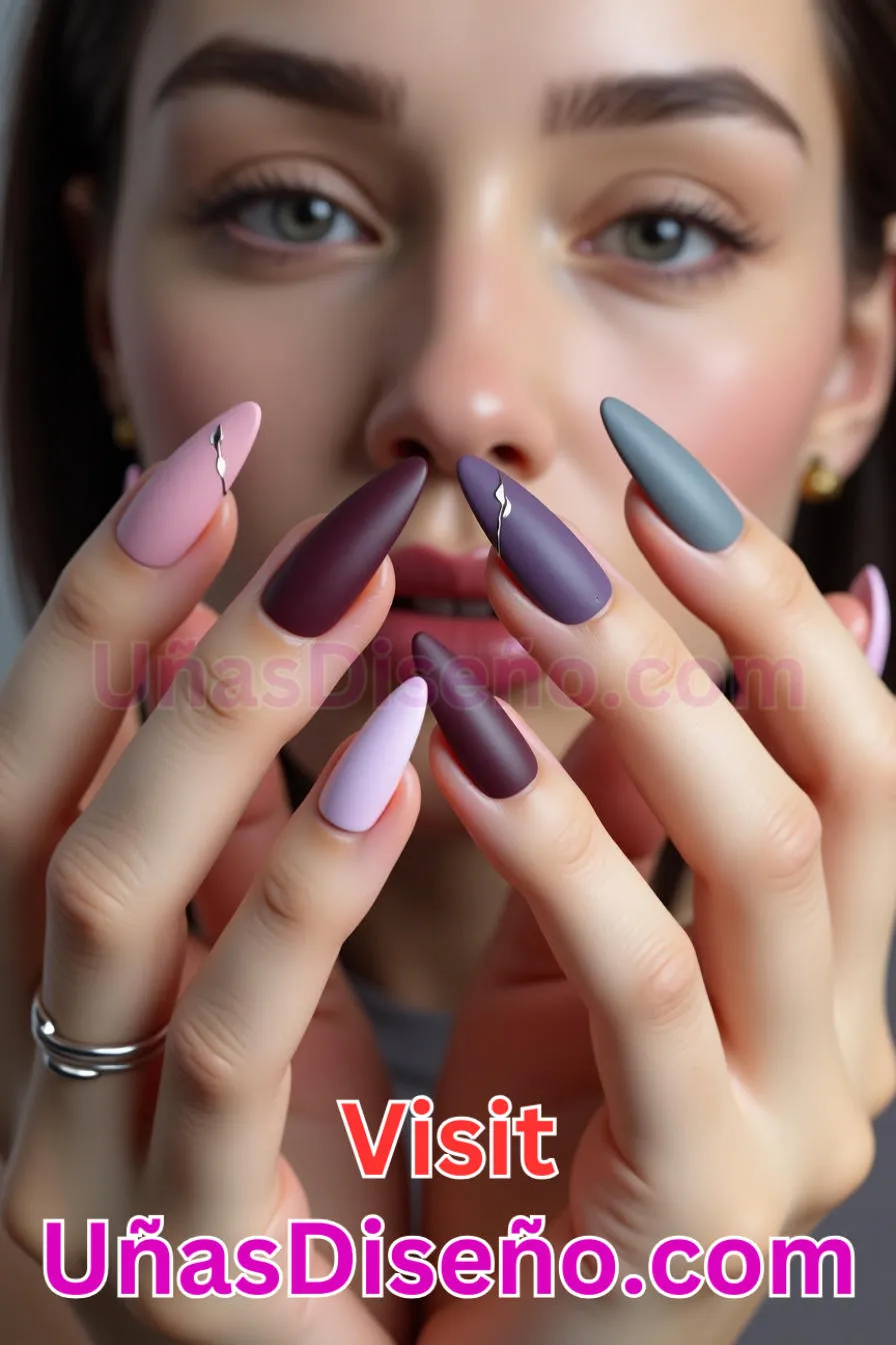 18. Almendra acabado mate - Reinventa tu Manicura 25 Diseños de Uñas Almendra Impresionantes para (3).jpeg