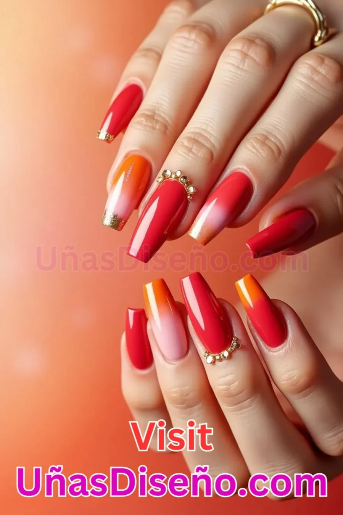 18. Opulento Coral Crush - 25 fascinantes ideas de esmaltes de uñas de gel para un look de salón perfecto (1).jpeg