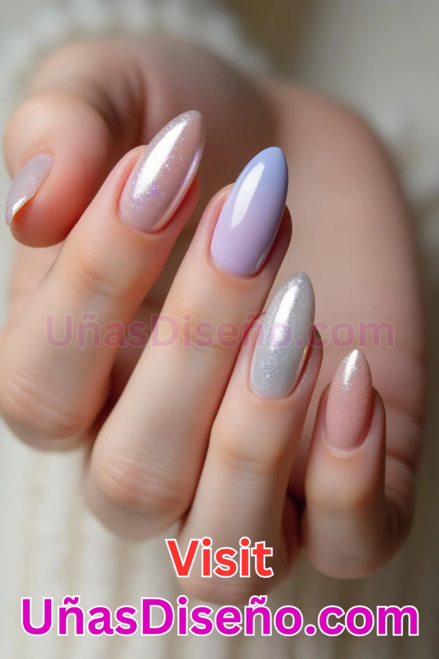18. Sutil brillo superpuesto - Cómo Elegir el Diseño Perfecto para Uñas Almendra 21 Ideas Exclusivas para Brillar (1).jpeg
