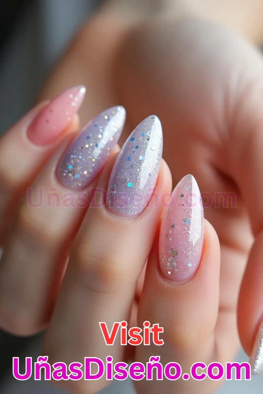 18. Sutil brillo superpuesto - Cómo Elegir el Diseño Perfecto para Uñas Almendra 21 Ideas Exclusivas para Brillar (3).jpeg