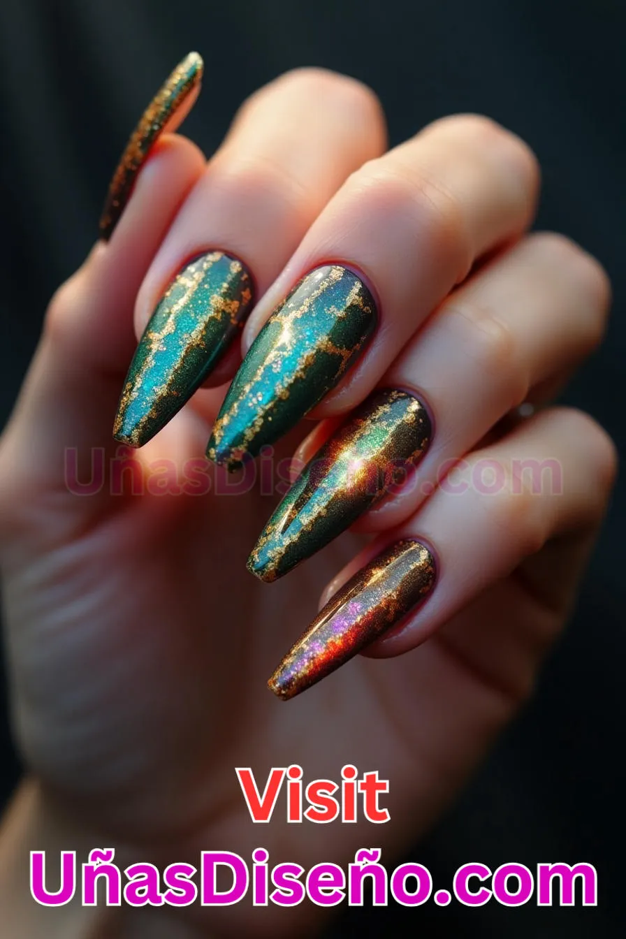 18. Uñas de Gel Ojos de Gato - Brilla como nunca 25 diseños de esmaltes de gel, gelish y gel para uñas que tienes que probar (4).jpeg