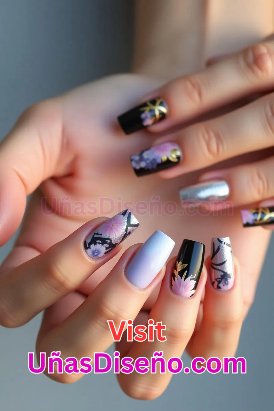 19 Diseños de uñas acrílicas cortas mejores diseños de uñas acrílicas para una manicura elegante y duradera 2.jpeg