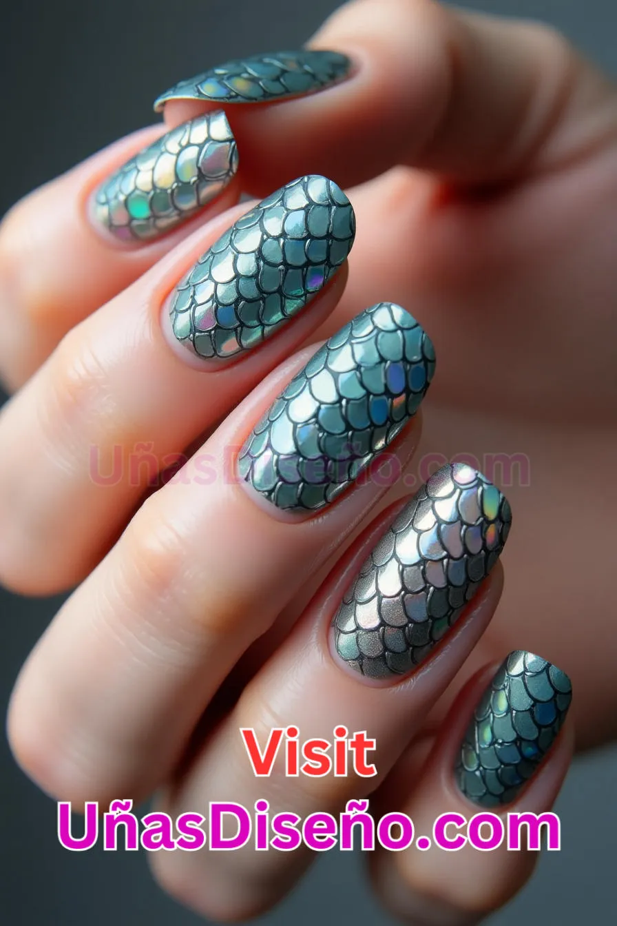 19 Escamas Nail Art Design Los 25 Mejores Diseños de Uñas Para Principiantes 2.jpeg