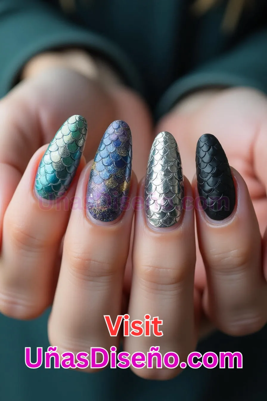 19 Escamas Nail Art Design Los 25 Mejores Diseños de Uñas Para Principiantes 4.jpeg