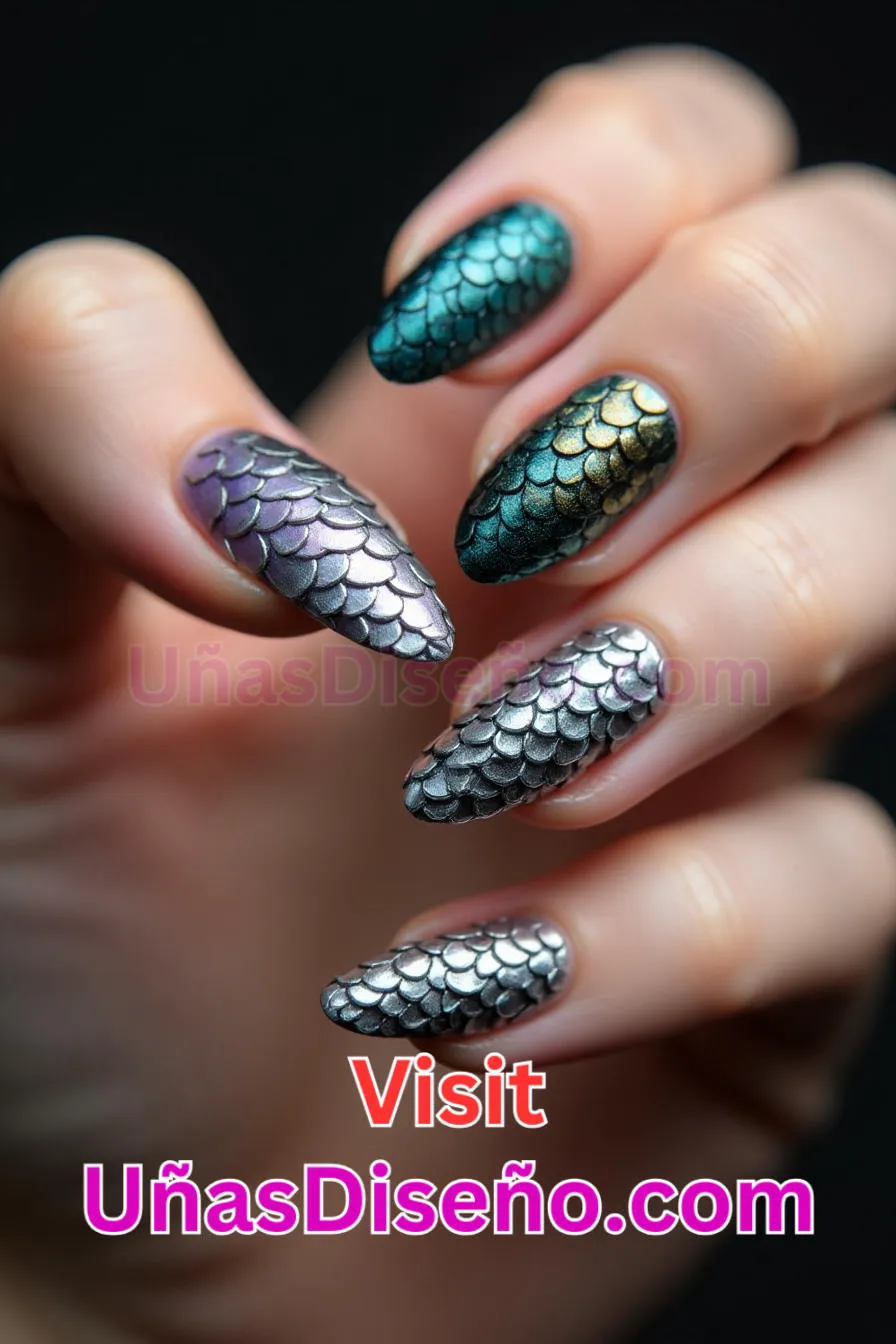 19 Escamas Nail Art Design Los 25 Mejores Diseños de Uñas Para Principiantes 6.jpeg