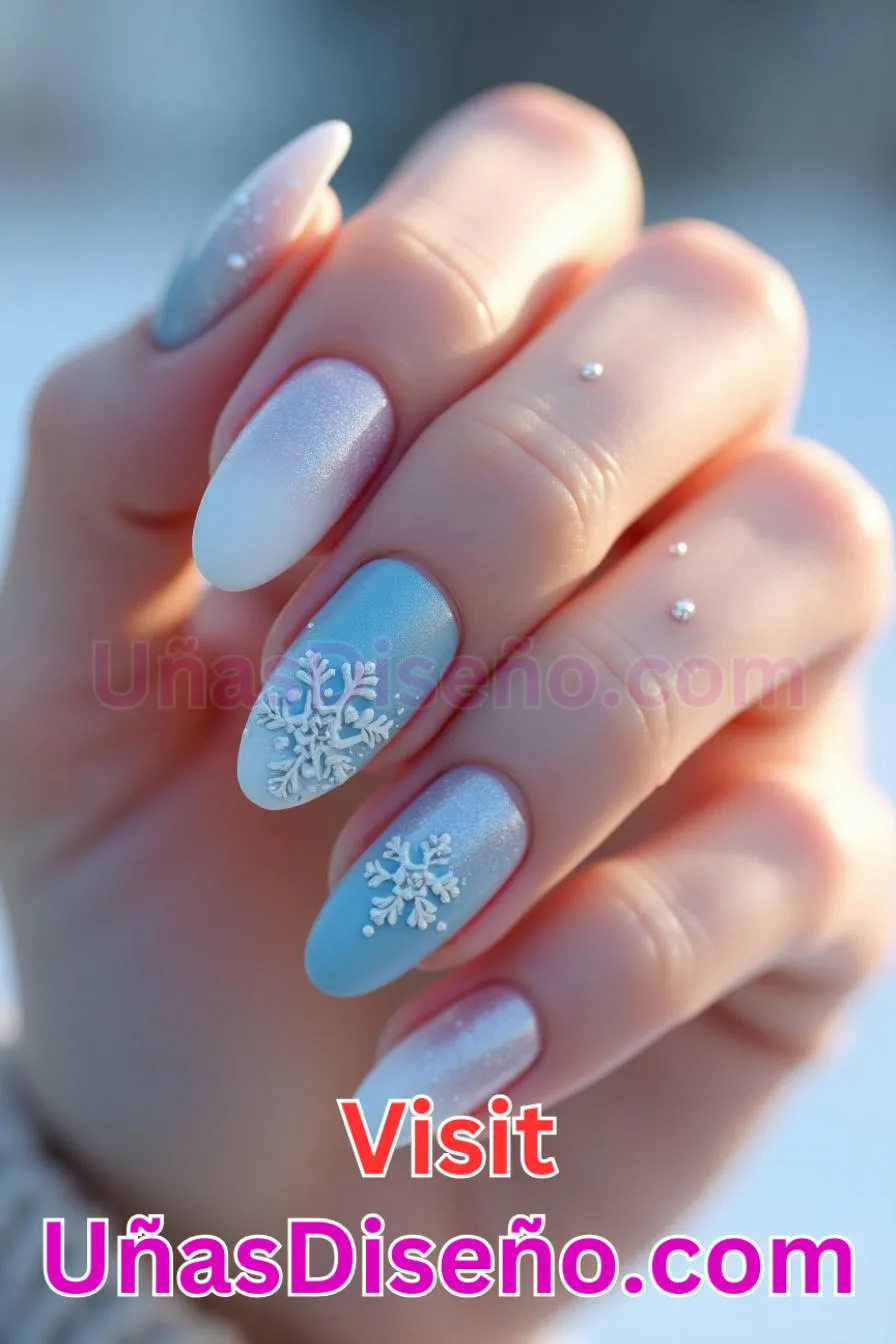 19. Día de la nieve - Los 20 mejores diseños de uñas con purpurina para lucir un look deslumbrante (1).jpeg