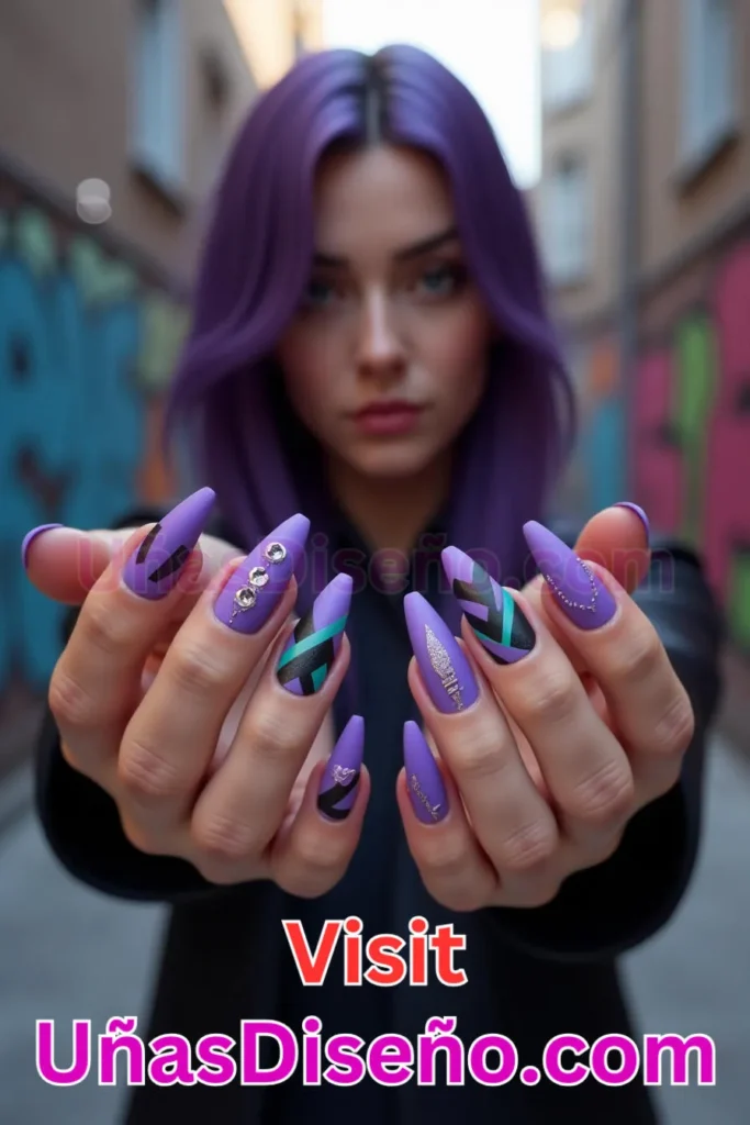 19. Diseño de uñas morado mate vanguardista para un estilo urbano seguro (3).jpeg