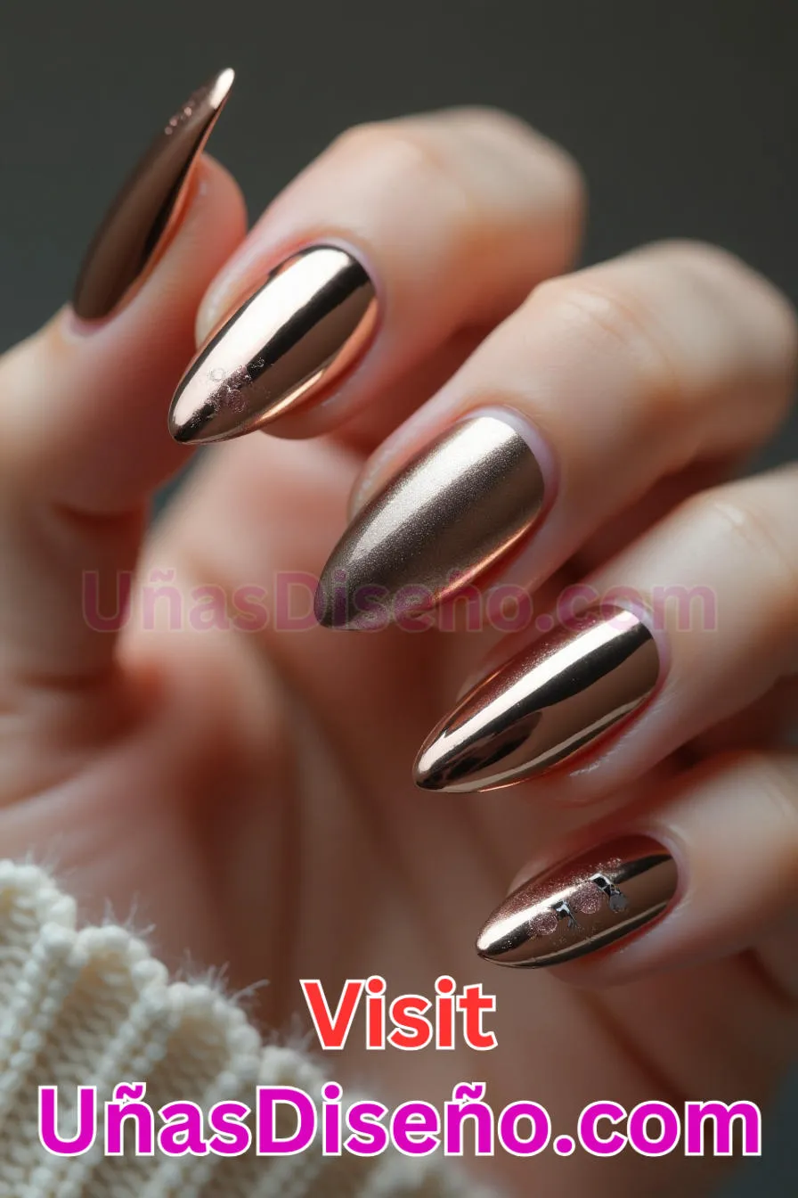 2. Almendra brillo metálico - 20 Uñas de Almendra Elegance Diseños exclusivos para un look sofisticado (8).jpeg