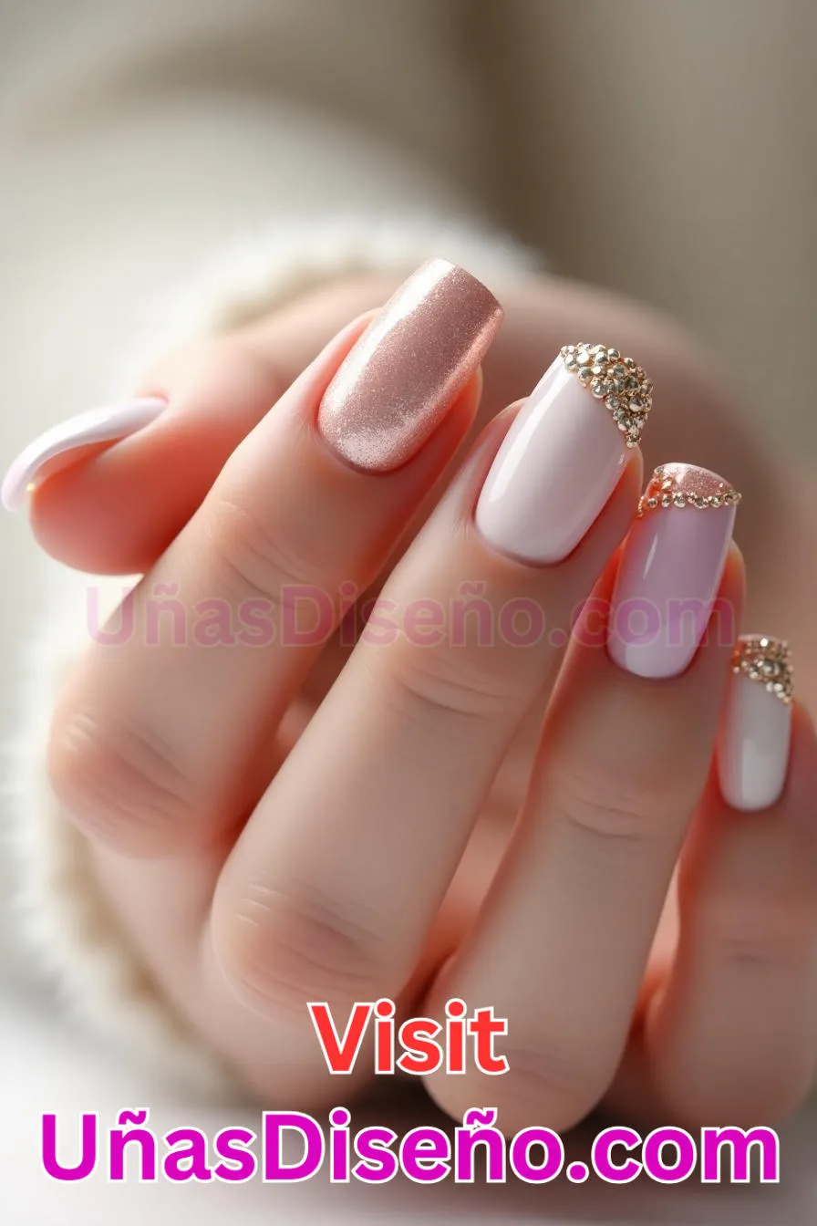 2. Brillo en las esquinas - Los 20 mejores diseños de uñas con purpurina para lucir un look deslumbrante (3).jpeg