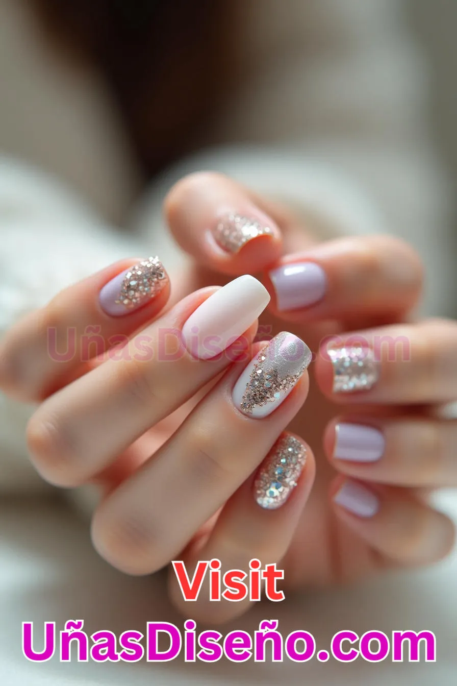 2. Brillo en las esquinas - Los 20 mejores diseños de uñas con purpurina para lucir un look deslumbrante (6).jpeg