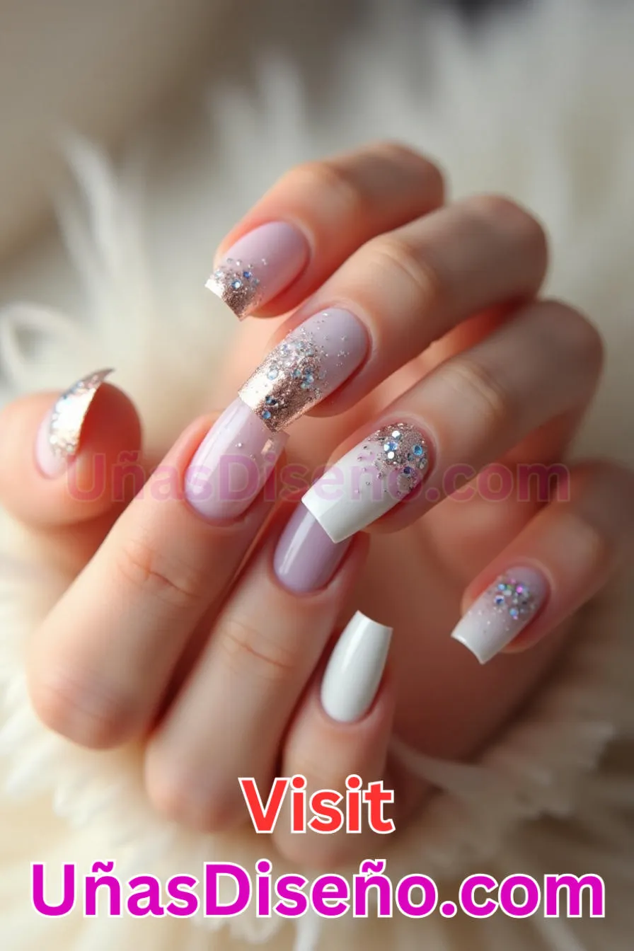 2. Brillo en las esquinas - Los 20 mejores diseños de uñas con purpurina para lucir un look deslumbrante (7).jpeg