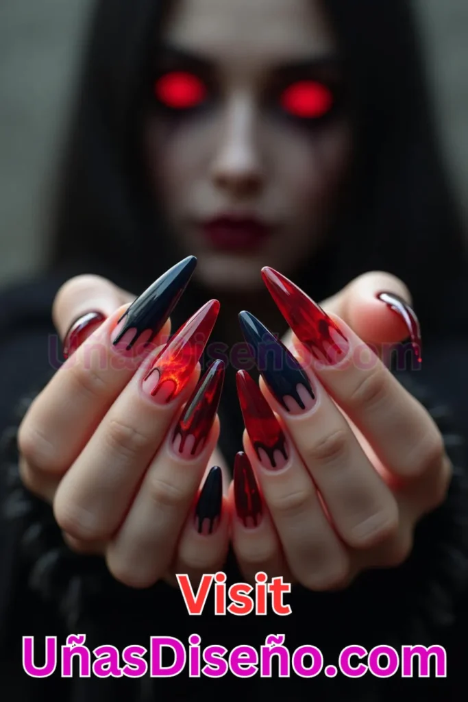 2. Manicura de Sangre Goteante - Los 10 diseños de uñas de Halloween más de moda en la Ciudad de México (2).jpeg