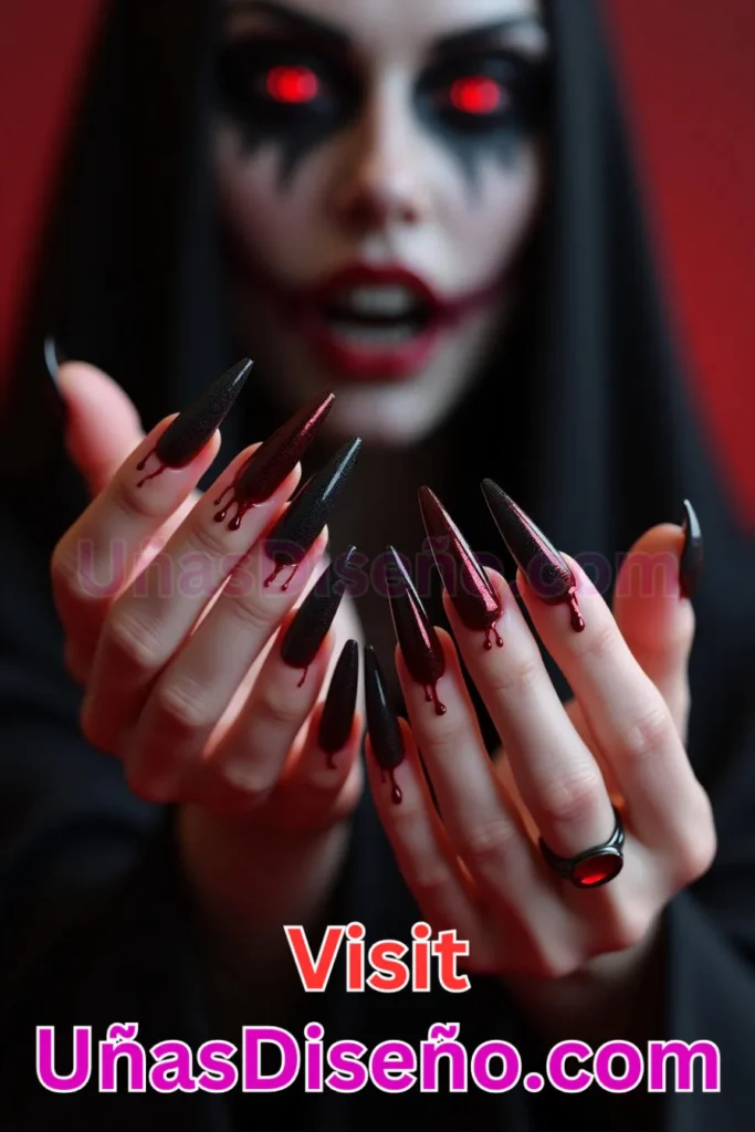 2. Manicura de Sangre Goteante - Los 10 diseños de uñas de Halloween más de moda en la Ciudad de México (3).jpeg