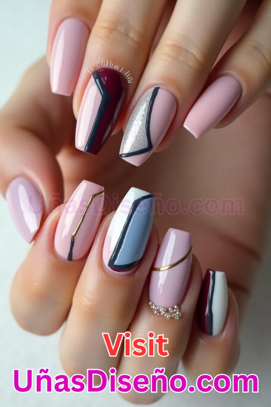 2. Punta francesa con un toque moderno (1)