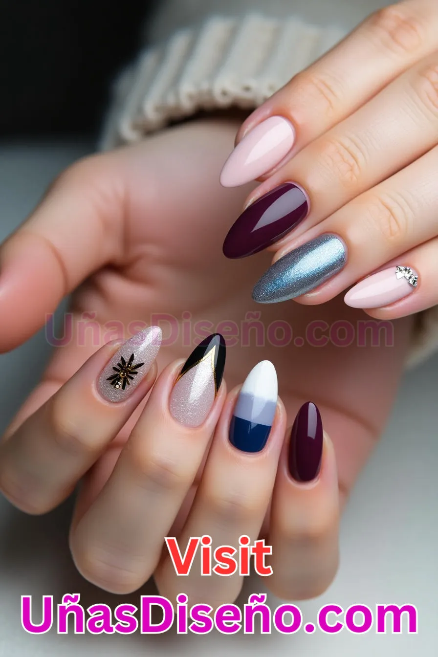 2. Punta francesa con un toque moderno (2)