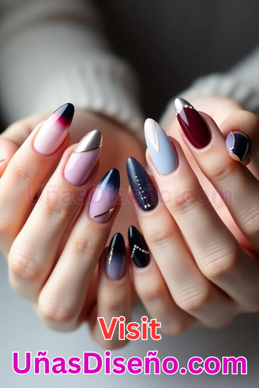 2. Punta francesa con un toque moderno (3)