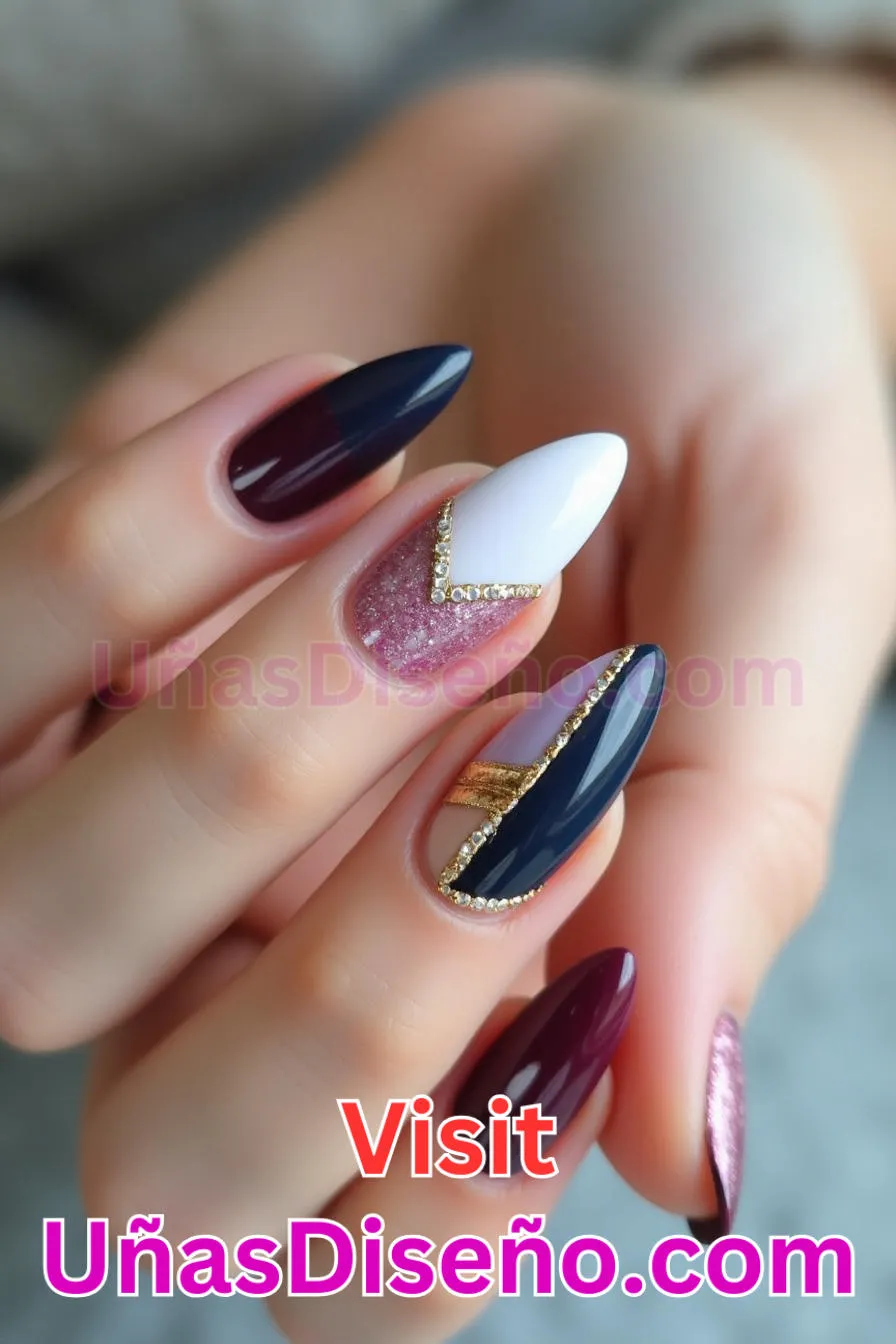 2. Punta francesa con un toque moderno (4)