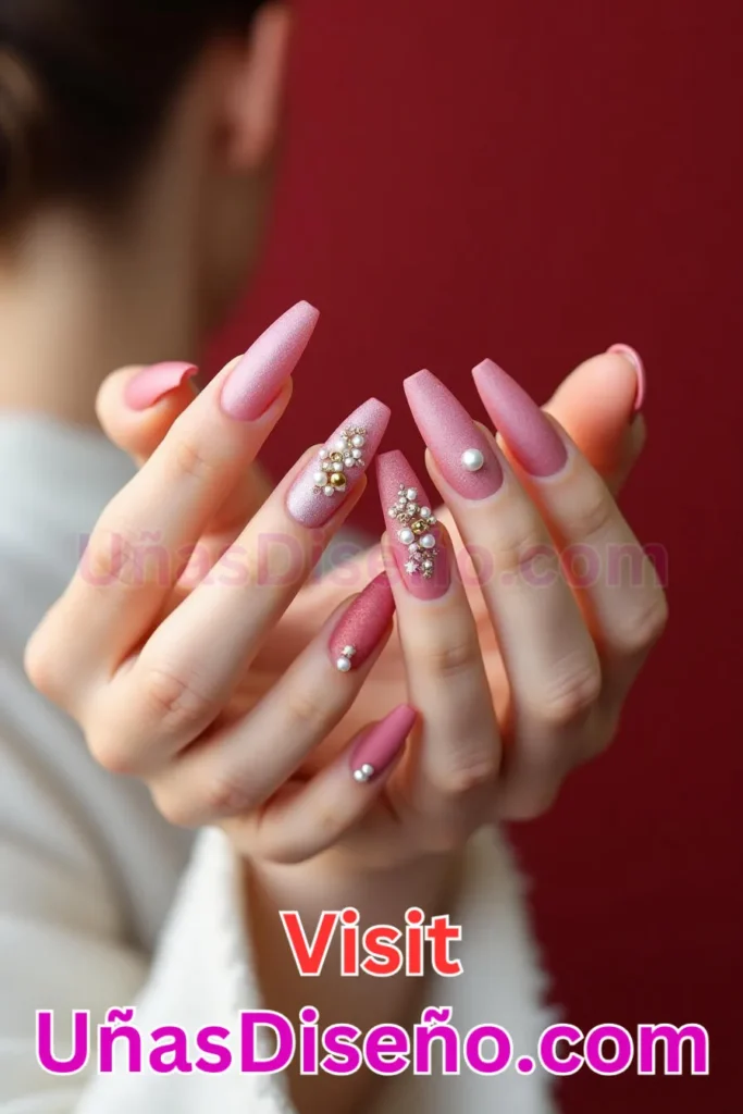 2. Rubí Escarchado con Perlas de Encanto Diseños de Uñas Navideñas (2).jpeg