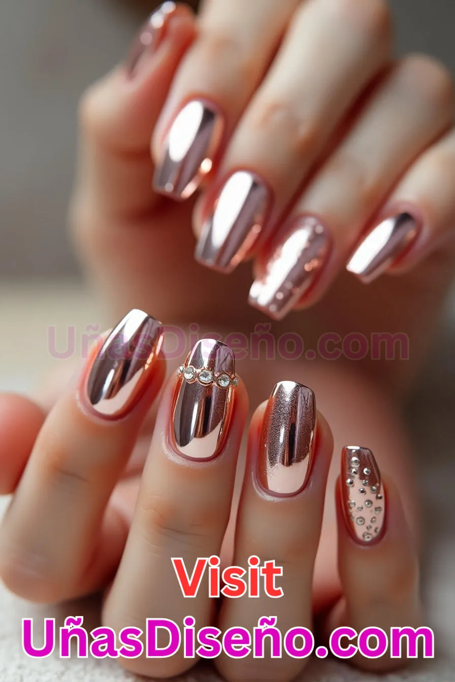 2. Uñas Espejo Oro Rosa - Diseño de uñas espejo La guía definitiva para conseguir un aspecto brillante y reflectante (4).jpeg