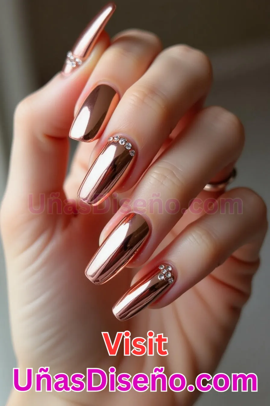 2. Uñas Espejo Oro Rosa - Diseño de uñas espejo La guía definitiva para conseguir un aspecto brillante y reflectante (5).jpeg