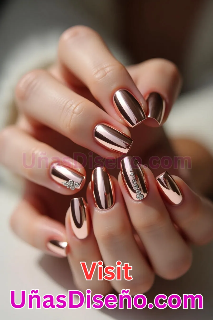 2. Uñas Espejo Oro Rosa - Diseño de uñas espejo La guía definitiva para conseguir un aspecto brillante y reflectante (6).jpeg
