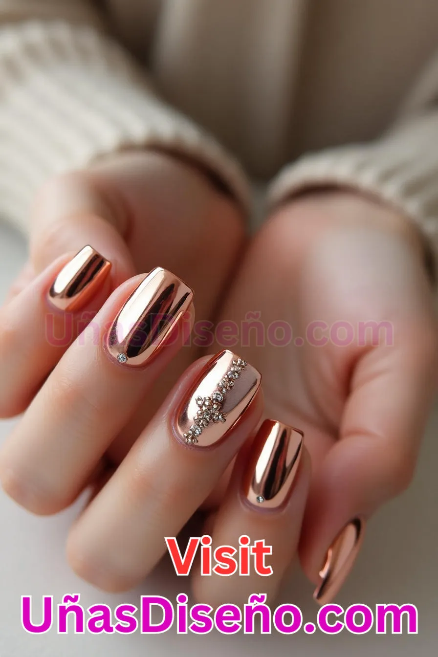 2. Uñas Espejo Oro Rosa - Diseño de uñas espejo La guía definitiva para conseguir un aspecto brillante y reflectante (7).jpeg