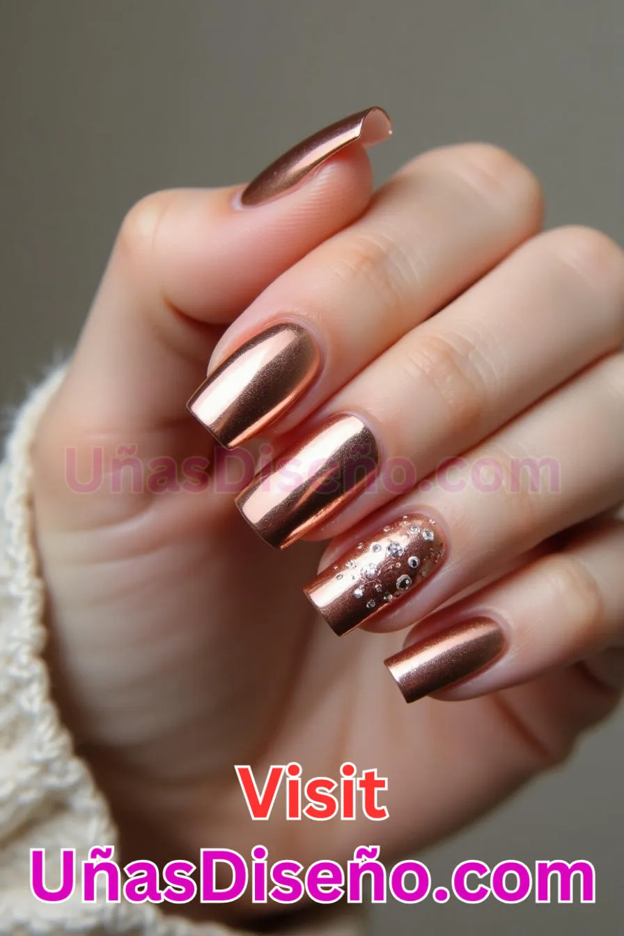 2. Uñas Espejo Oro Rosa - Diseño de uñas espejo La guía definitiva para conseguir un aspecto brillante y reflectante (8).jpeg