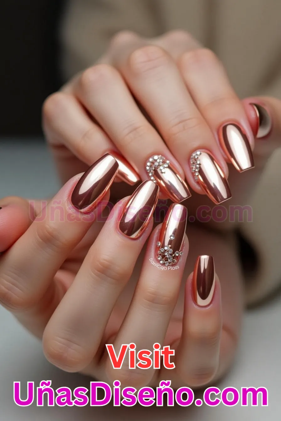 2. Uñas Espejo Oro Rosa - Diseño de uñas espejo La guía definitiva para conseguir un aspecto brillante y reflectante (9).jpeg
