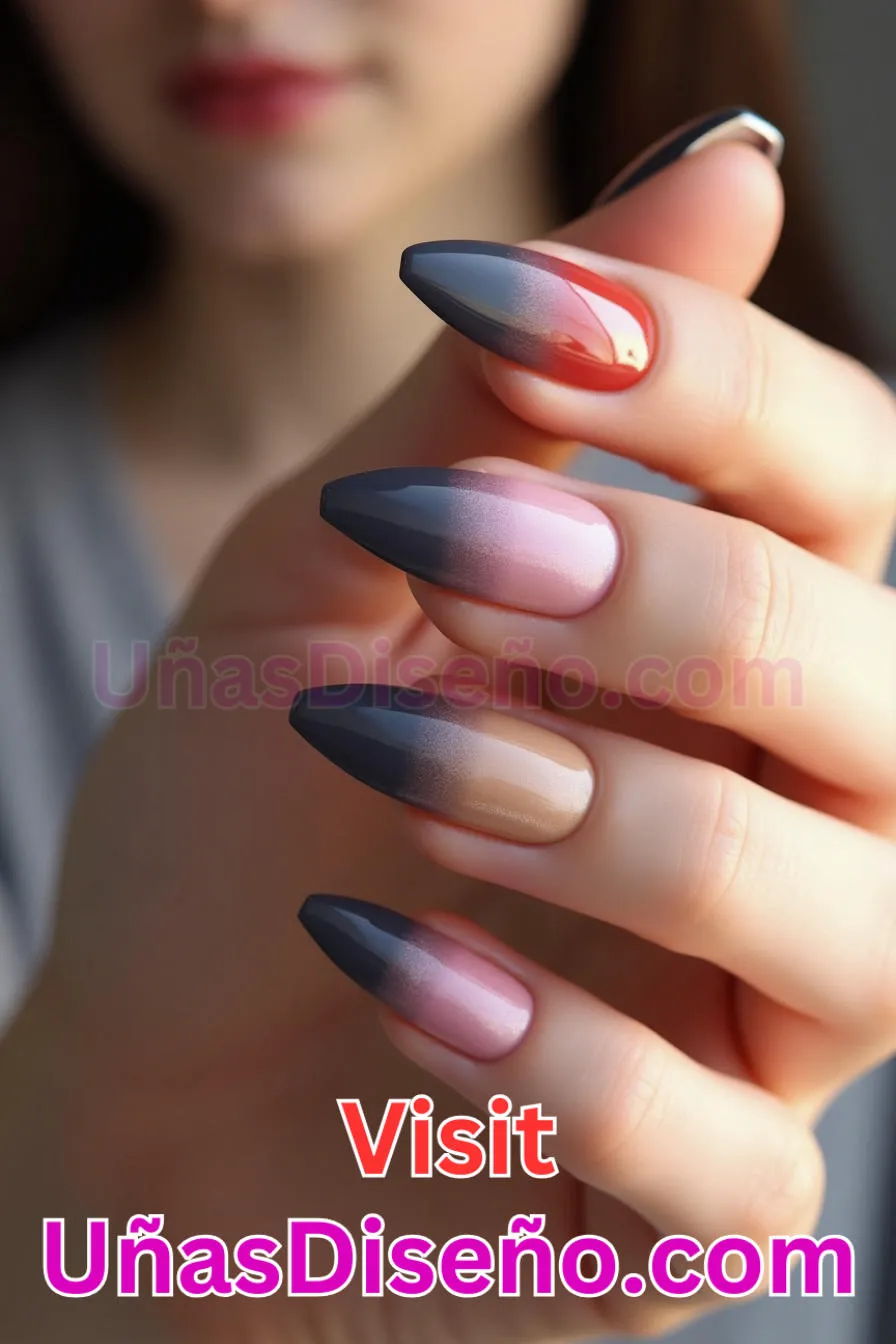 2. Urban Ombre Chic - Tendencias 2025 30 Estilos de Uñas Almendra que Marcan la Diferencia (4).jpeg