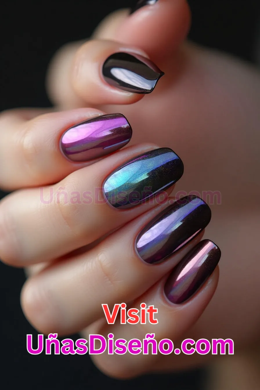 20 Diseños de uñas acrílicas metalizadas mejores diseños de uñas acrílicas para una manicura elegante y duradera 6.jpeg